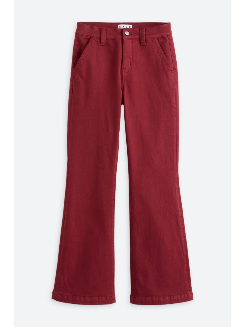 DAZE Denim The Flirt Flare Pants | Red Wide Leg | 32